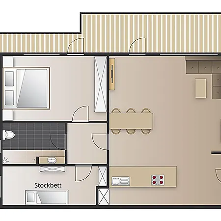 Lägenhet Haus Ideal 3-raum-wohnung Edelweiss